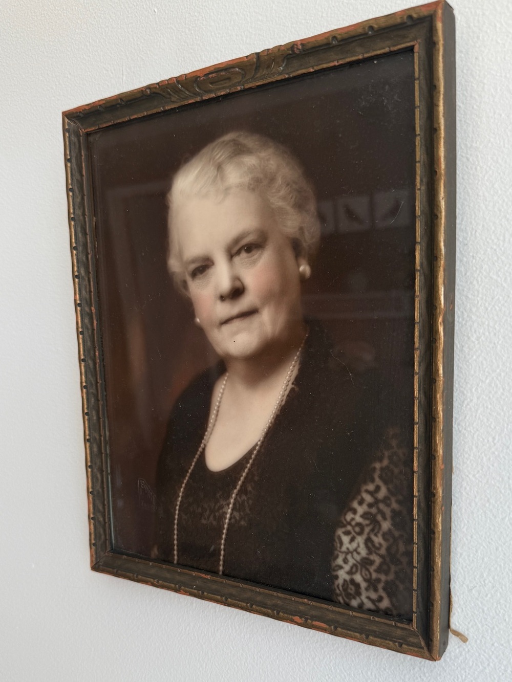 Vintage framed photograph